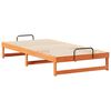 vidaXL Bedframe Bruin 100 x 200 cm Massief grenenhout