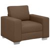 vidaXL Sofa Stoel Bruin 100 cm Stof