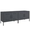 vidaXL Tv-meubelen 2 st 68x39x50,5 cm staal antracietkleurig