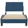 vidaXL Bedframe zonder matras "Hanko" 90x190 cm stof blauw
