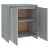 vidaXL Dressoir 70x41x75 cm bewerkt hout grijs sonoma eikenkleurig