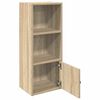 vidaXL Boekenkast 31x24x77 cm bewerkt hout sonoma eikenkleurig