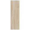 vidaXL Wandschoenenkasten 2 st 80x18x60 cm spaanplaat sonoma eiken