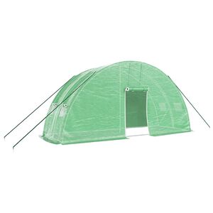 vidaXL Tuinkas met stalen frame 12 m&sup2; 6x2x2,85 m