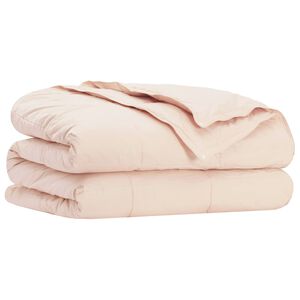 vidaXL Dekbed 135 x 200 cm Alle seizoenen Kapokvezel Beige