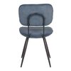 LABEL51 Eetkamerstoelen 2 st Vic 49x60x87 cm blauw