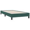 vidaXL Boxspring met matras fluweel donkergroen 90x210 cm