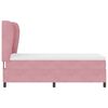 vidaXL Boxspringbed met matras Roze 200 x 90 cm Polyester