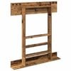 vidaXL Wandgemonteerde hengelhouder Bewerkt hout 93 x 12 x 103 cm