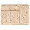 vidaXL Dressoir 110x34x75 cm massief grenenhout