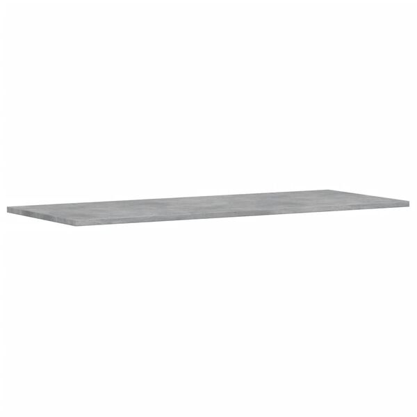 vidaXL Wandschappen 4 st 100x40x1,5 cm bewerkt hout betongrijs