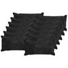 vidaXL Kussensloop 12 st HOUTEN Antraciet 40 x 80 cm Chenille Stof