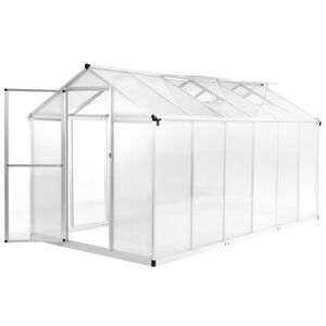 vidaXL Tuinkas 13,41 m&sup3; 362x190x195 cm aluminium