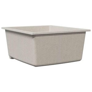 vidaXL Keukenwasbak Beige 38 x 44 x 20 cm Graniet
