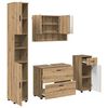 vidaXL Badkamermeubelset 4 st Artisan Eiken 35 x 30 x 192 cm
