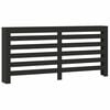 vidaXL Radiatorombouw 175x20x82 cm bewerkt hout zwart