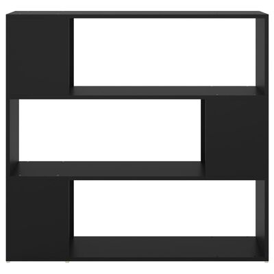 vidaXL Boekenkast/kamerscherm 100x24x94 cm zwart