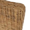 vidaXL Eetkamerstoelen 4 st natuurlijk rattan bruin
