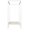 vidaXL Hemelbedframe massief grenenhout wit 90x200 cm