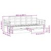 vidaXL Slaapbank met lades 80x200 cm massief grenenhout