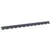 vidaXL Gazonrand 20 st 102 x 4 x 4 cm Staal Antracietkleurig
