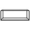 vidaXL Salontafel 100x50x35 cm gehard glas transparant