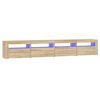 vidaXL Tv-meubel met LED-verlichting 240x35x40 cm sonoma eikenkleurig