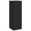vidaXL Wand Gemonteerde Badkamerkast Zwart 33 x 34,5 x 100 cm