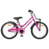 vidaXL Kinderfiets 22 Inch voor 7-12 jaar oud Roze Zwart