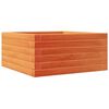 vidaXL Plantenbak 50x50x23 cm massief grenenhout wasbruin