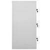 vidaXL Lockerkast 90x45x92,5 cm staal lichtgrijs en groen