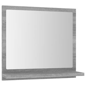 vidaXL Badkamerspiegel 40x10,5x37 cm bewerkt hout grijs sonoma eiken