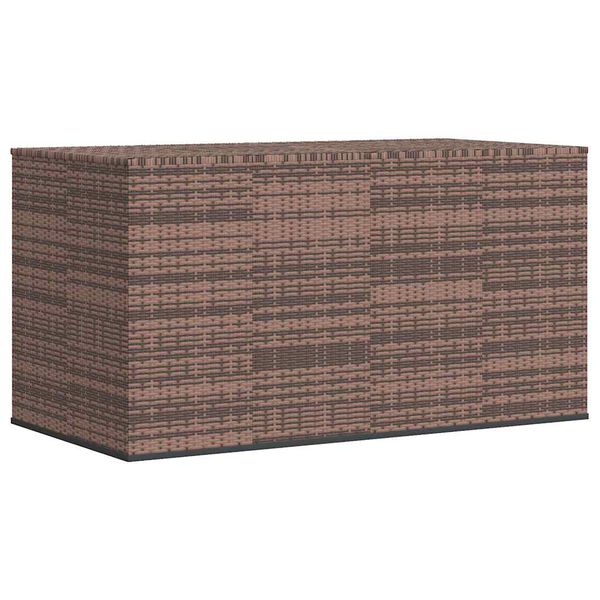 vidaXL Tuinbox 194x100x103 cm polyetheen rattan bruin