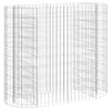 vidaXL Gabion plantenbak verhoogd 120x50x100 cm gegalvaniseerd ijzer