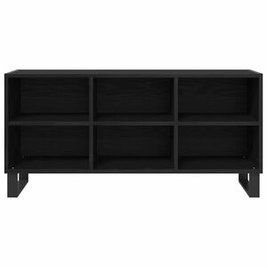 vidaXL TV-kast 103,5 x 30 x 50 cm Zwart Eiken Bewerkt hout