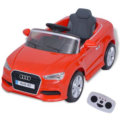 VidaXL Elektrische speelgoedauto met afstandsbediening Audi A3 rood