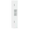 vidaXL Badkamerkast met Open Plank UTRECHT Wit 30 x 31 x 187 cm