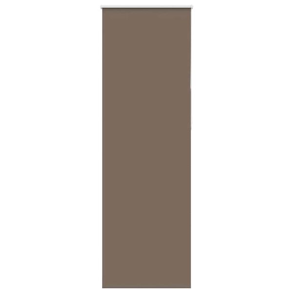 vidaXL Rolgordijn verduisterend koffie 65x210 cm stofbreedte 60,7 cm