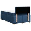 vidaXL Boxspring met matras stof blauw 120x200 cm