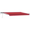 vidaXL Handmatige Luifelhouder met LED's 4 &times; 3 m