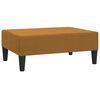 vidaXL Slaapbank 2-zits met voetenbank fluweel bruin