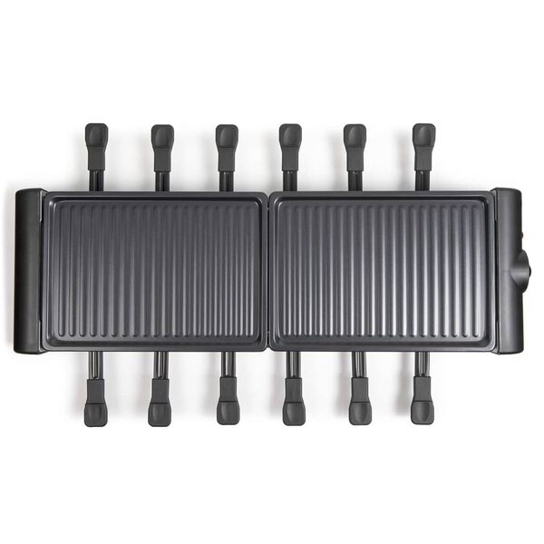 Livoo Racletteset 12 personen 1800 W zwart