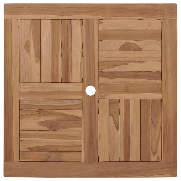 vidaXL 5-delige Tuinset massief teakhout