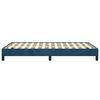 vidaXL Bedframe zonder matras 120x190 cm fluweel donkerblauw
