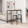 vidaXL Tafel Oudhout 100 x 50 x 90,5 cm Engineered hout en staal
