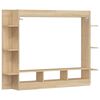 vidaXL Tv-meubel 152x22x113 cm bewerkt hout sonoma eikenkleurig