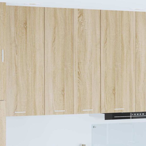 vidaXL Hangkast met opslag Sonoma Eiken 60 x 31 x 100 cm Bewerkt hout