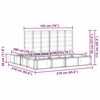 vidaXL Bedframe Wit 180 x 200 cm Massief grenenhout