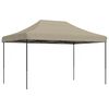 vidaXL Partytent inklapbaar pop-up 440x292x315 cm taupe