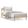 vidaXL Bedframe zonder matras massief grenenhout 75x190 cm